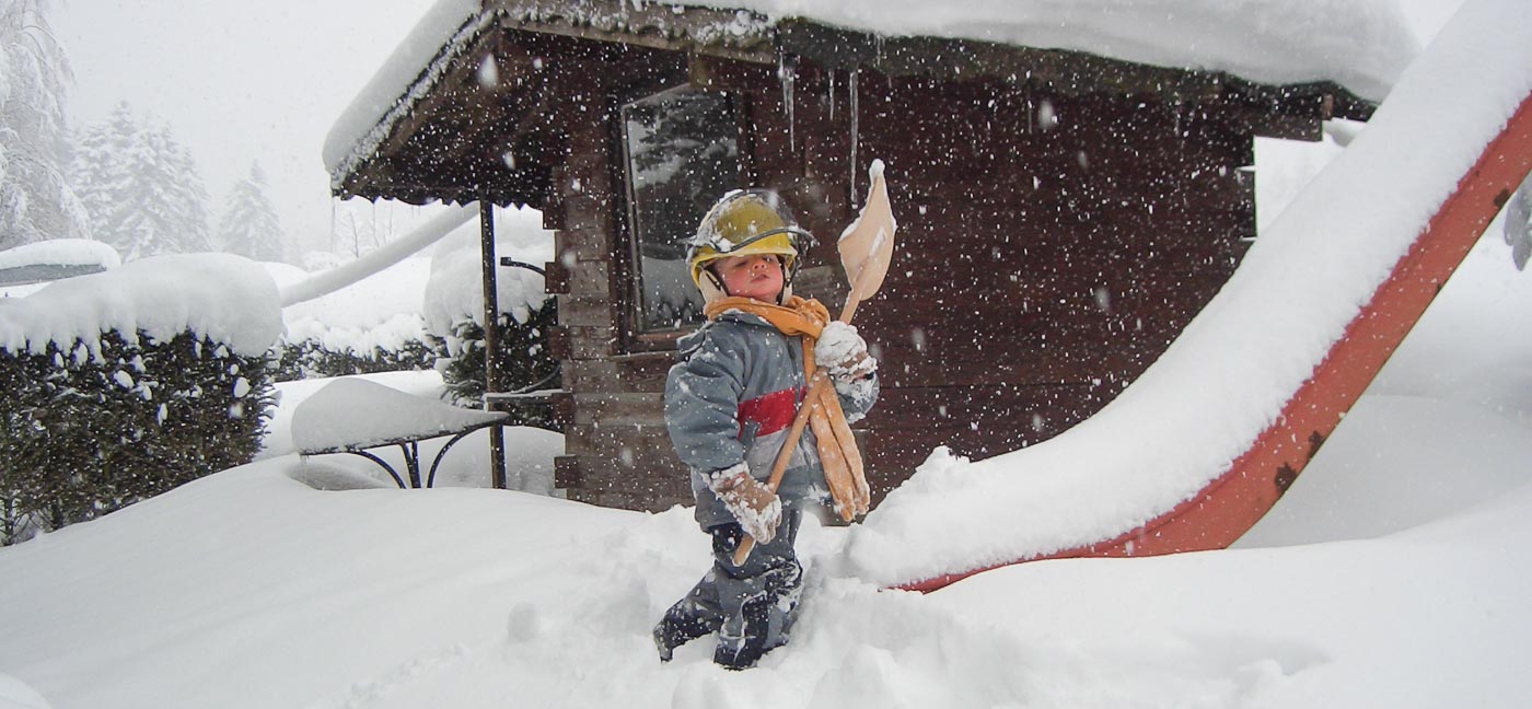 ...oder einfach nur im Schnee spielen!